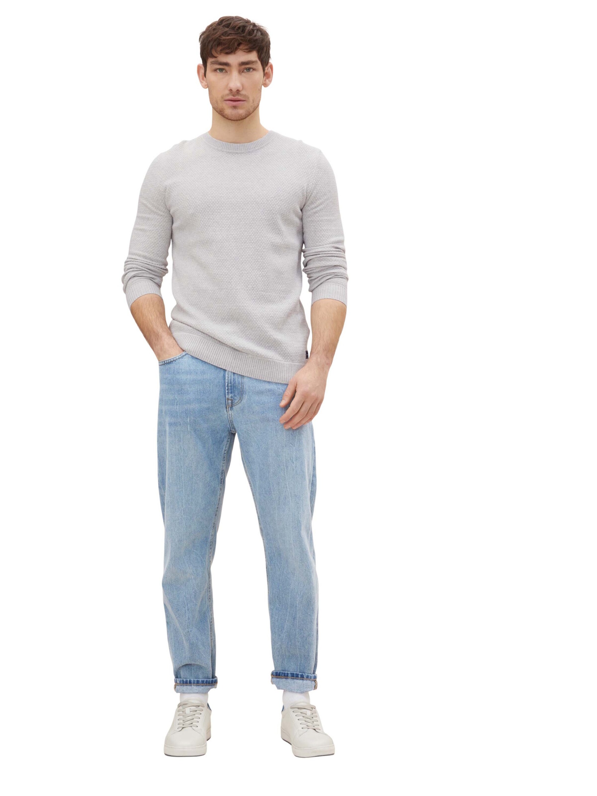 TOM TAILOR Pullover in Grau