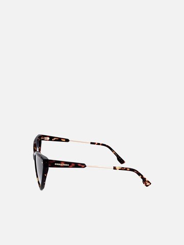 Lunettes de soleil 'Dsquared2 D2 0134/S Havana 58/16/145 Women Sunglasses' DSQUARED2 en marron