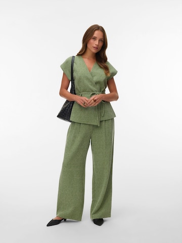 VERO MODA Gilet 'AWChanel' in Groen