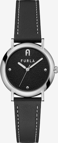 FURLA Analoog horloge 'Easy Shape' in Zwart