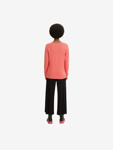 TOM TAILOR Pullover in Rot