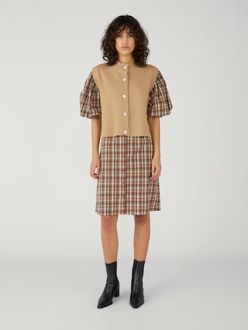 OBJECT Knitted Vest 'Danitza' in Brown