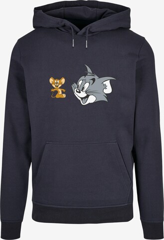 ABSOLUTE CULT Sweatshirt 'Tom And Jerry - Simple Heads' in Blau: predná strana