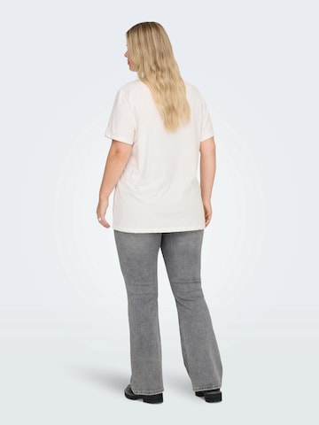 ONLY Carmakoma - Camiseta 'CARCRUZ' en blanco