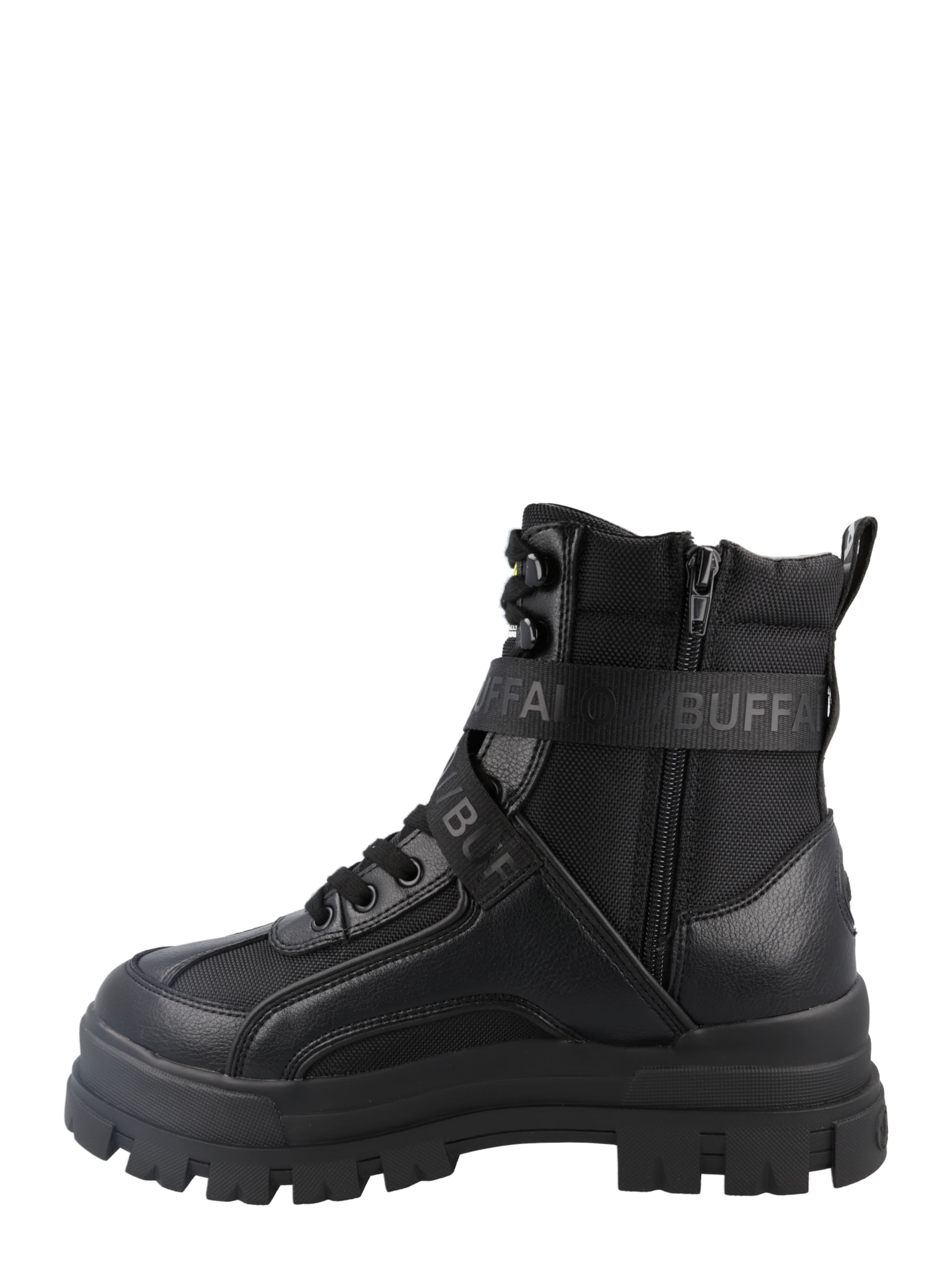 Boots stringati 'ASPHA COM1 LACEUP MID' di BUFFALO in nero