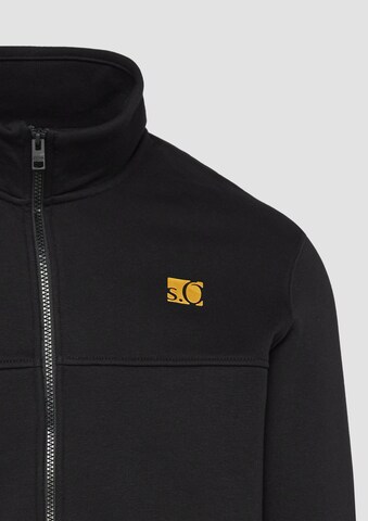 s.Oliver Sweatvest in Zwart