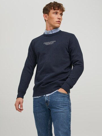 JACK & JONES Sweatshirt 'Archie' in Blauw: voorkant