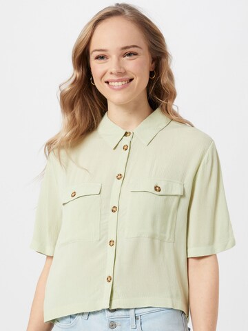 ABOUT YOU Blouse 'Aylin' in Green: front