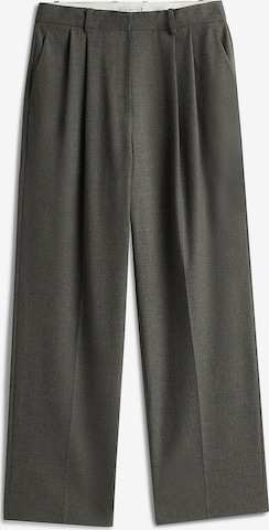 TOMMY HILFIGER Wide leg Pleat-front trousers in Grey: front
