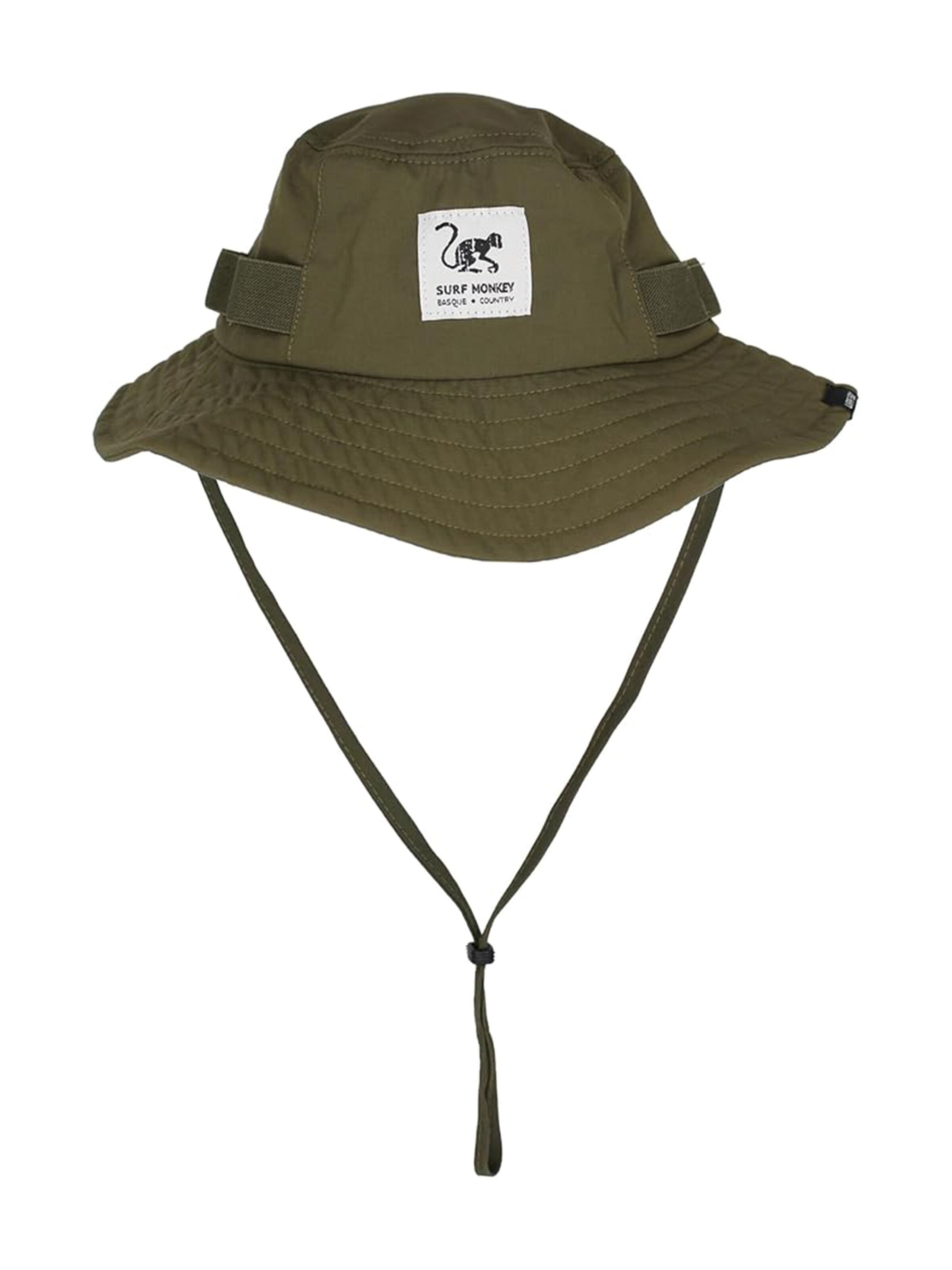Surf Monkey Chapeaux de sports en 57 en olive / blanc, Vue avec produit