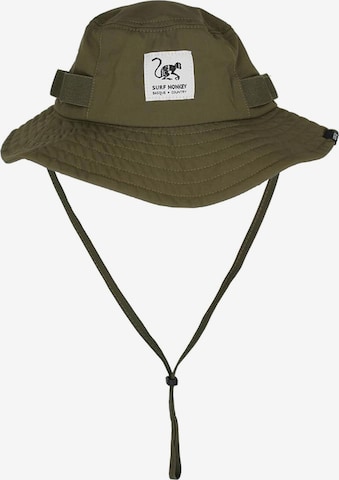 Chapeaux de sports Surf Monkey en vert : devant