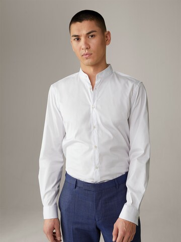 STRELLSON Slim Fit Hemd 'Siro' in Weiß: Vorderseite