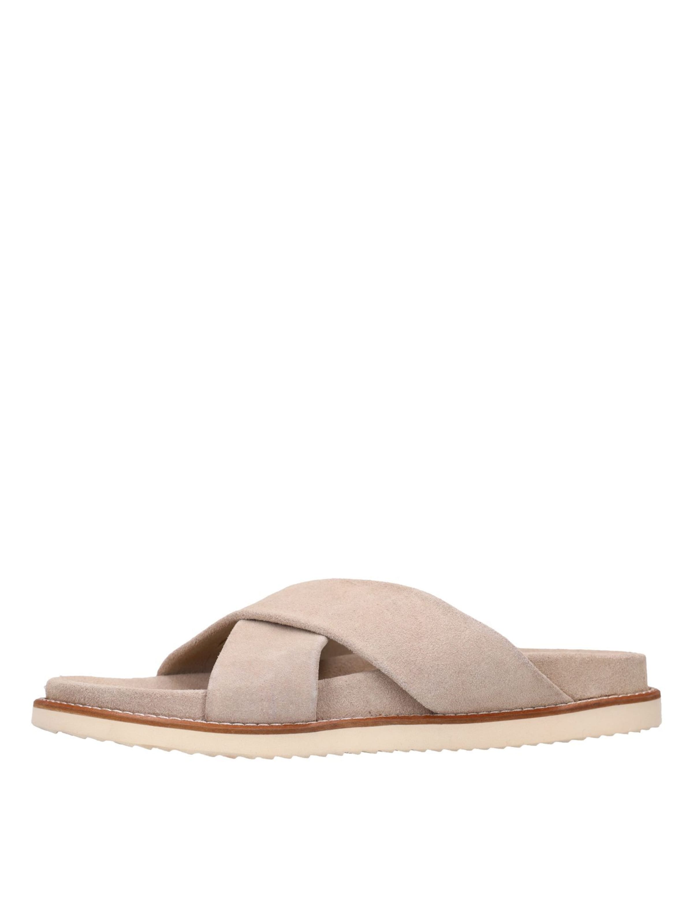 Mule MANFIELD en beige : devant