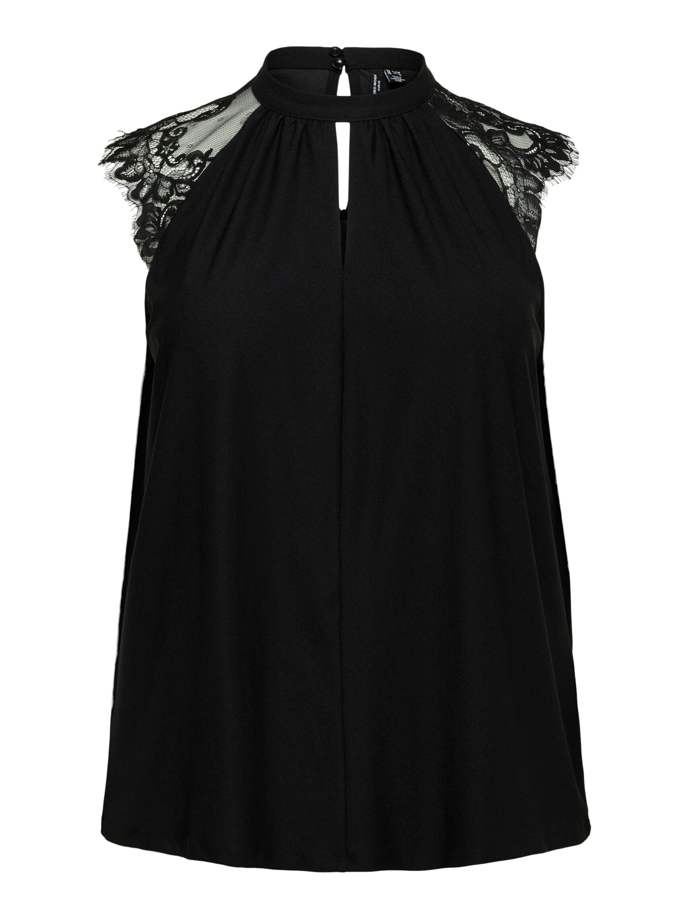 Vero Moda Curve - Top '10271601' en negro: frente