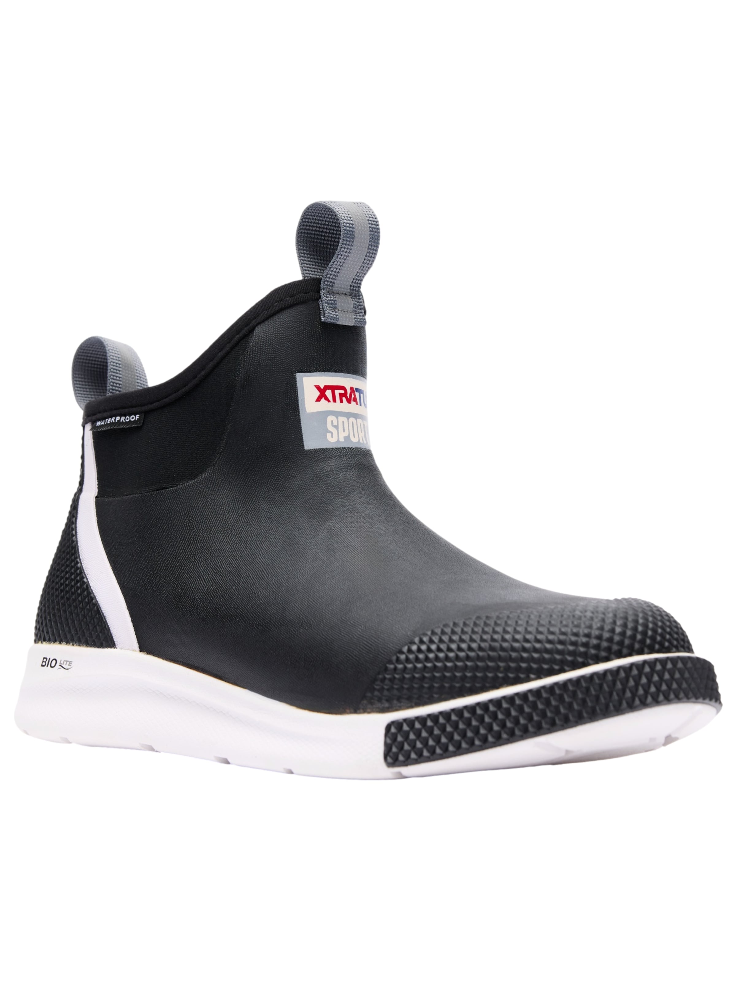 XtraTuf Rubber Boots 'Ankle Deck Boot Sport' in Black