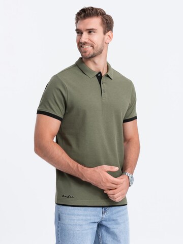 Ombre Shirt in Groen: voorkant