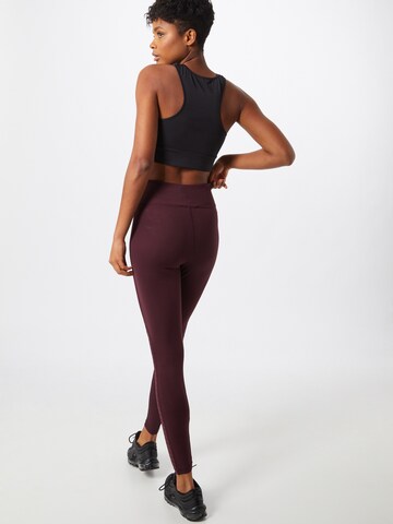 ABOUT YOU Skinny Workout Pants 'Mina' in Red