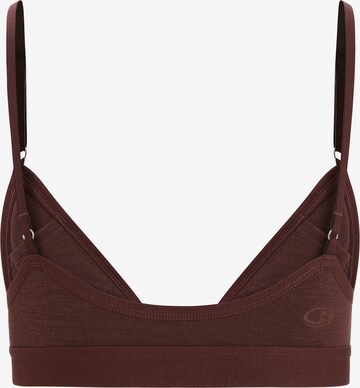 Triangle Soutien-gorge de sport 'Siren' ICEBREAKER en marron