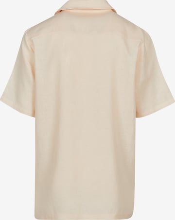 9N1M SENSE Comfort fit Button Up Shirt 'Mykonos' in Beige