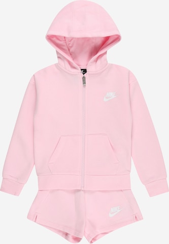 Nike Sportswear Joggingpak in Roze: voorkant