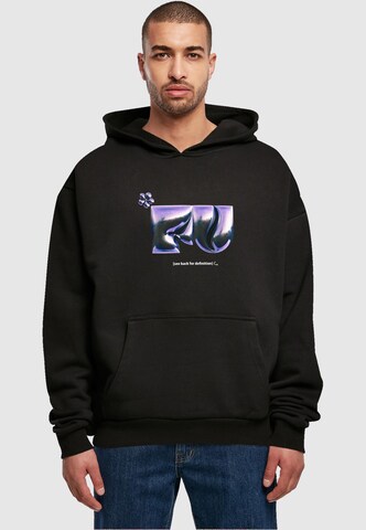 MT Upscale Sweatshirt ' FU' in Schwarz: Vorderseite