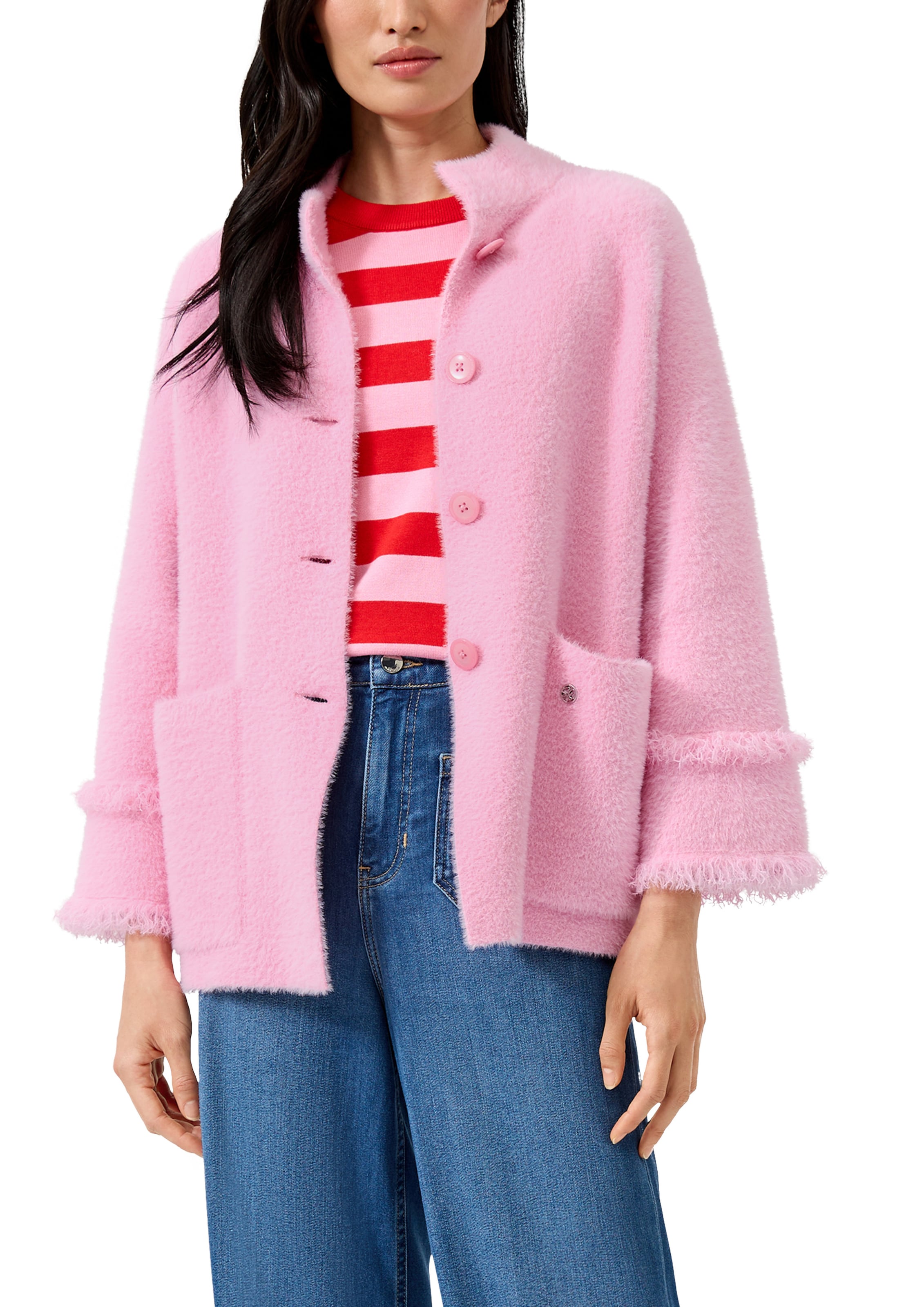 s.Oliver BLACK LABEL Přechodná bunda – pink