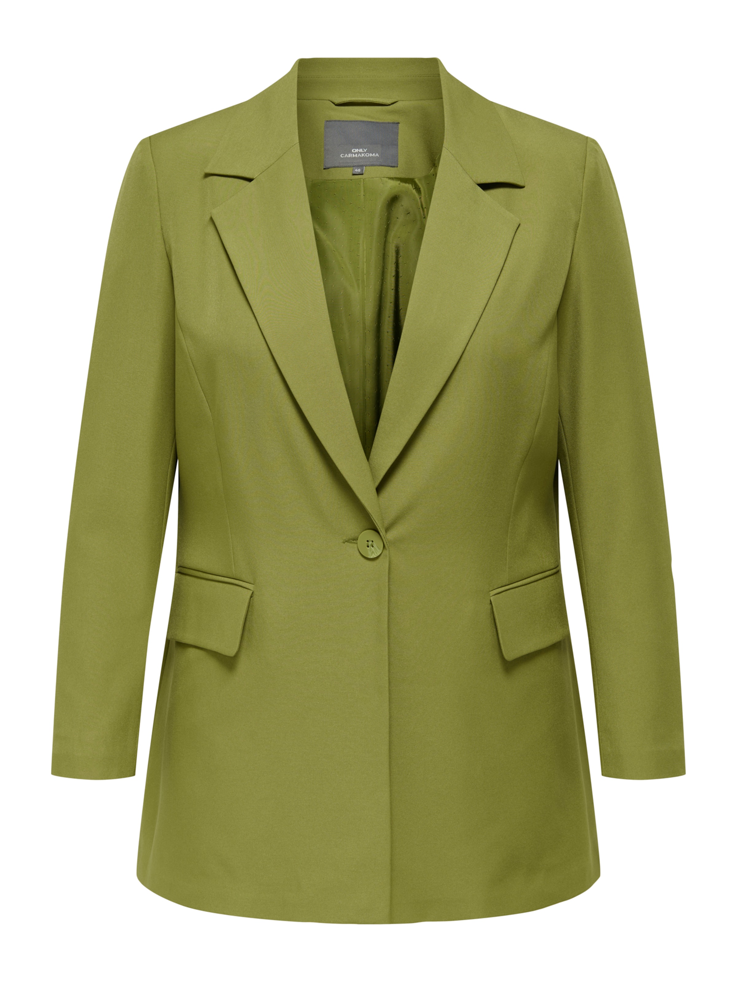 ONLY Carmakoma Блейзър &#x27;CARTHEA&#x27; в зелено: отпред