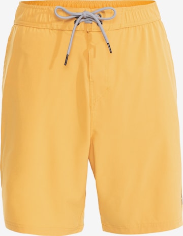 Regular Maillot de bain de sport Spyder en jaune : devant