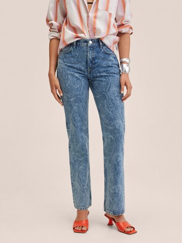 MANGO Regular Jeans in Blue: front