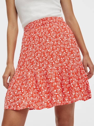 PIECES Skirt 'Rebecca' in Red