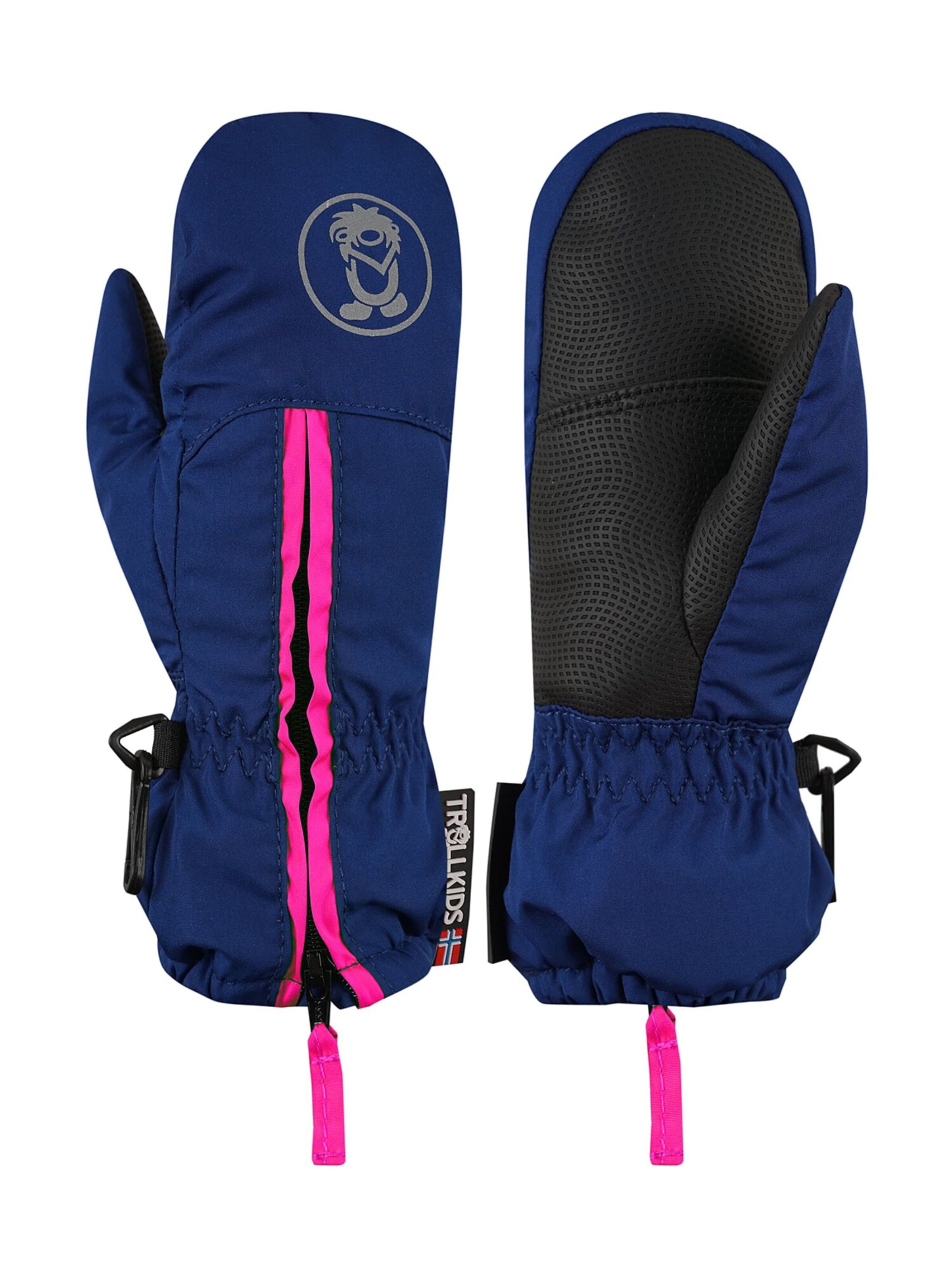 TROLLKIDS Gloves in Blue: front