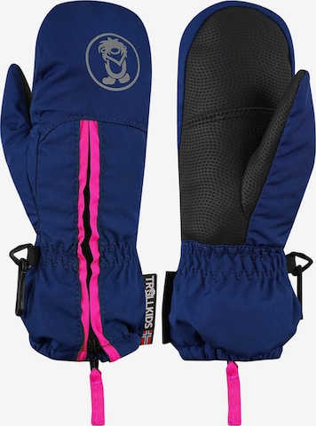 TROLLKIDS Gloves in Blue: front