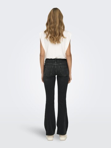 ONLY Flared Jeans 'ONLBlush' in Schwarz