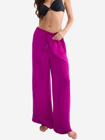 TRIUMPH Loosefit Strandhose ' Red Label Summer ' in Pink: Vorderseite