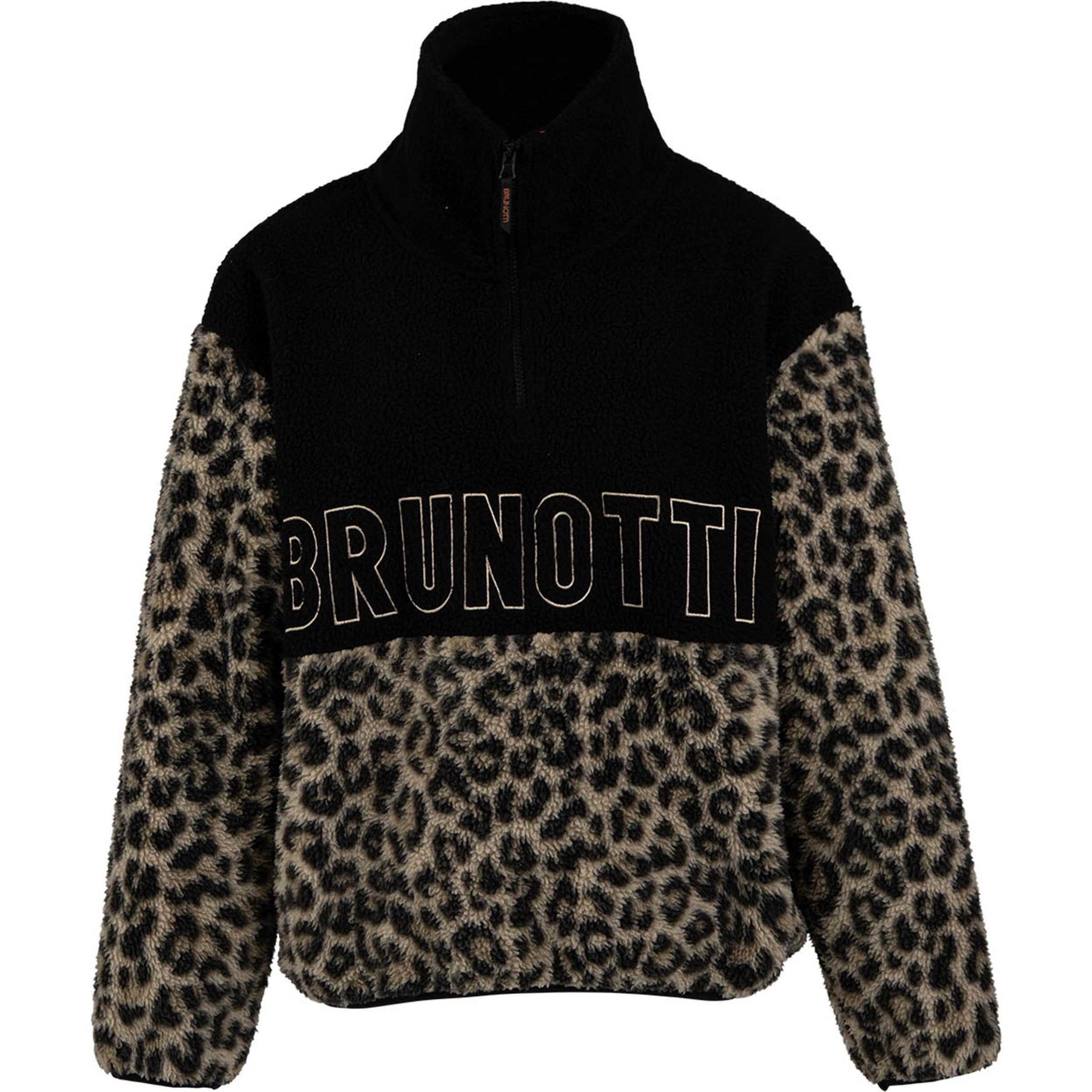 BRUNOTTI Sweatshirt  'Chondra' in Schwarz: Vorderseite