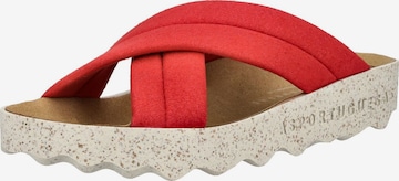 Asportuguesas Pantolette in Rot: Vorderseite