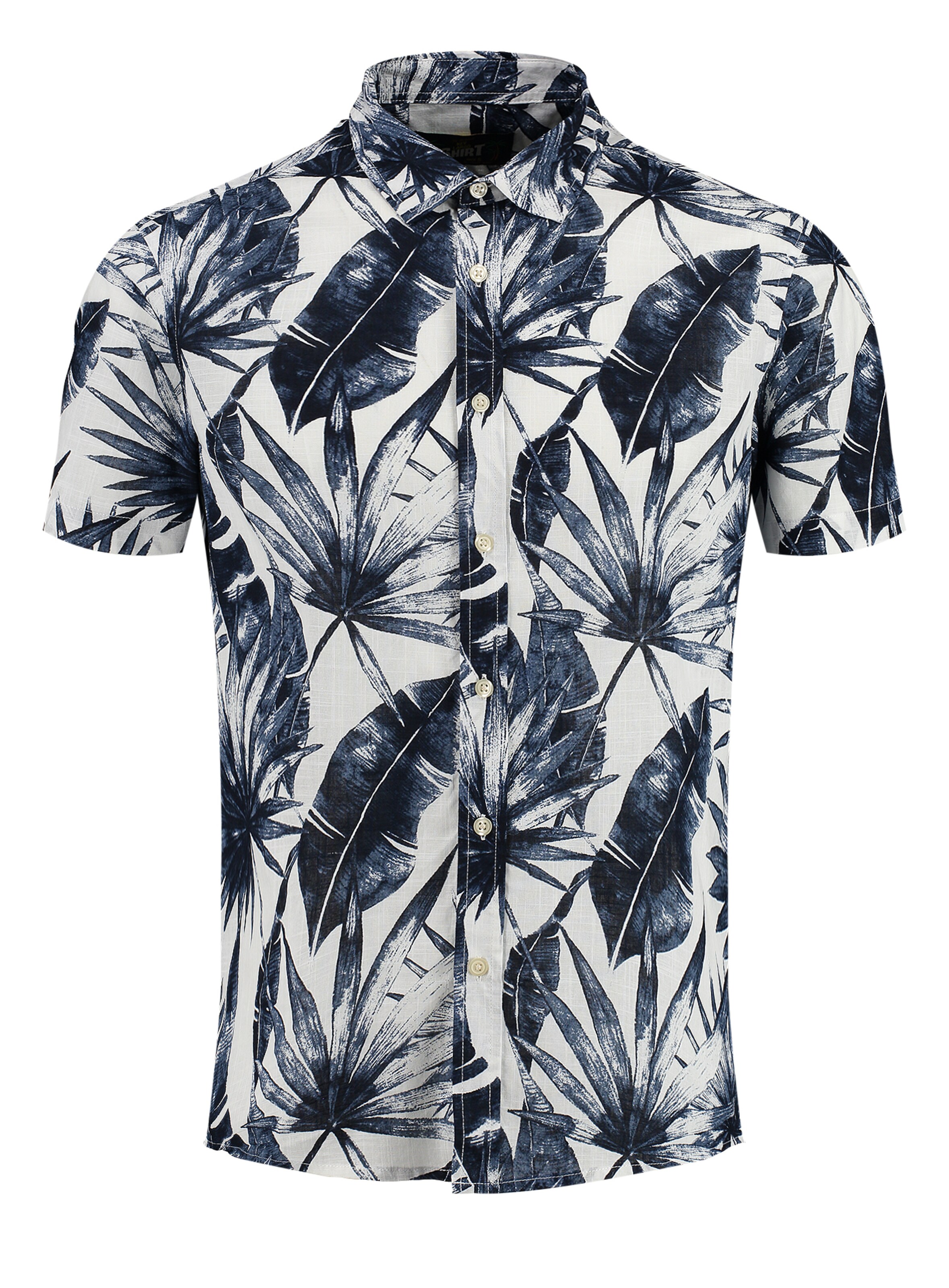 Coupe regular Chemise 'MSH INSTINCT' Key Largo en blanc : devant