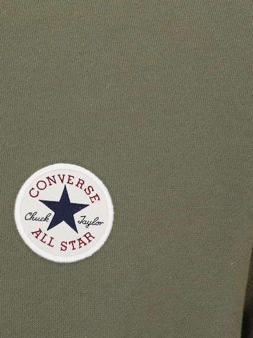 CONVERSE Majica 'CHUCK' | zelena barva