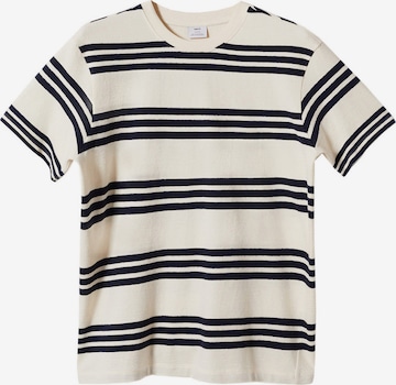 MANGO MAN T-shirt 'maggie' i beige: framsida