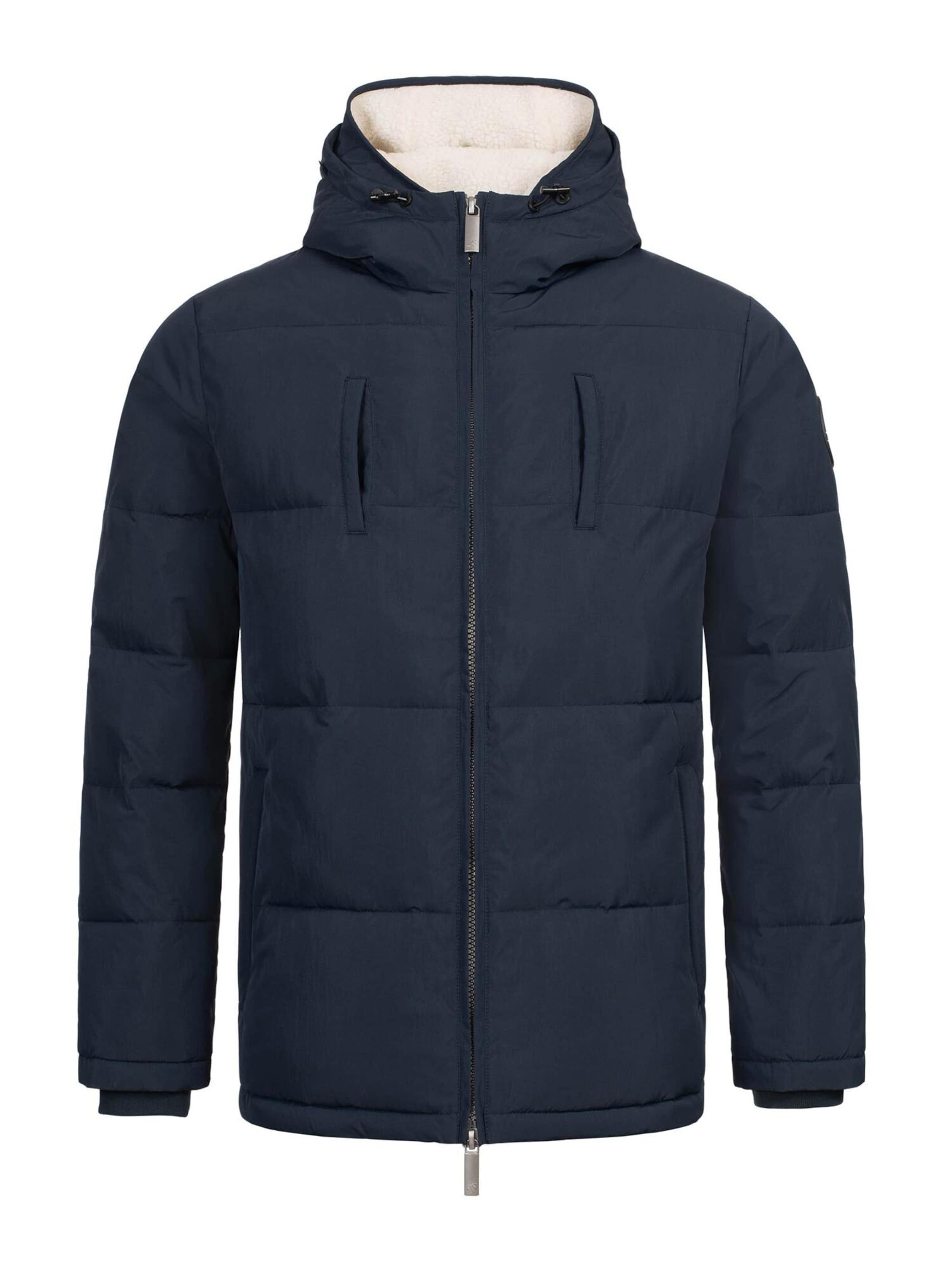 Alessandro Salvarini Winterjacke 'AS457' in Blau: Vorderseite