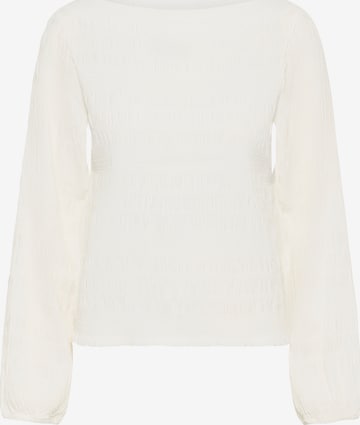 Kaffe Блуза 'KAKourtney' в бяло: отпред