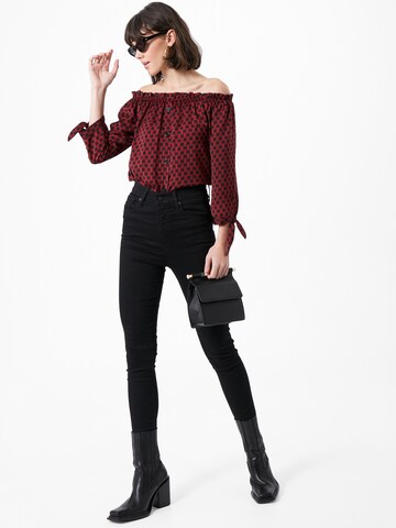 Sublevel Blouse 'Carmen' in Red