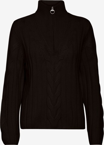 Oxmo Sweater in Black: front