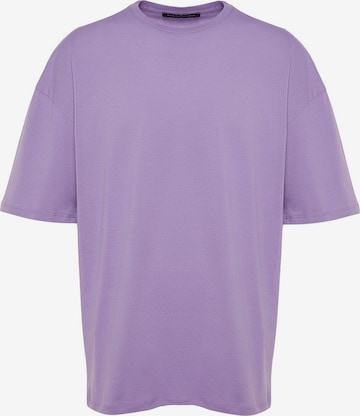 Trendyol Тениска в лилав: отпред