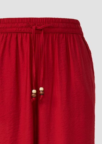 s.Oliver Wide Leg Hose in Rot
