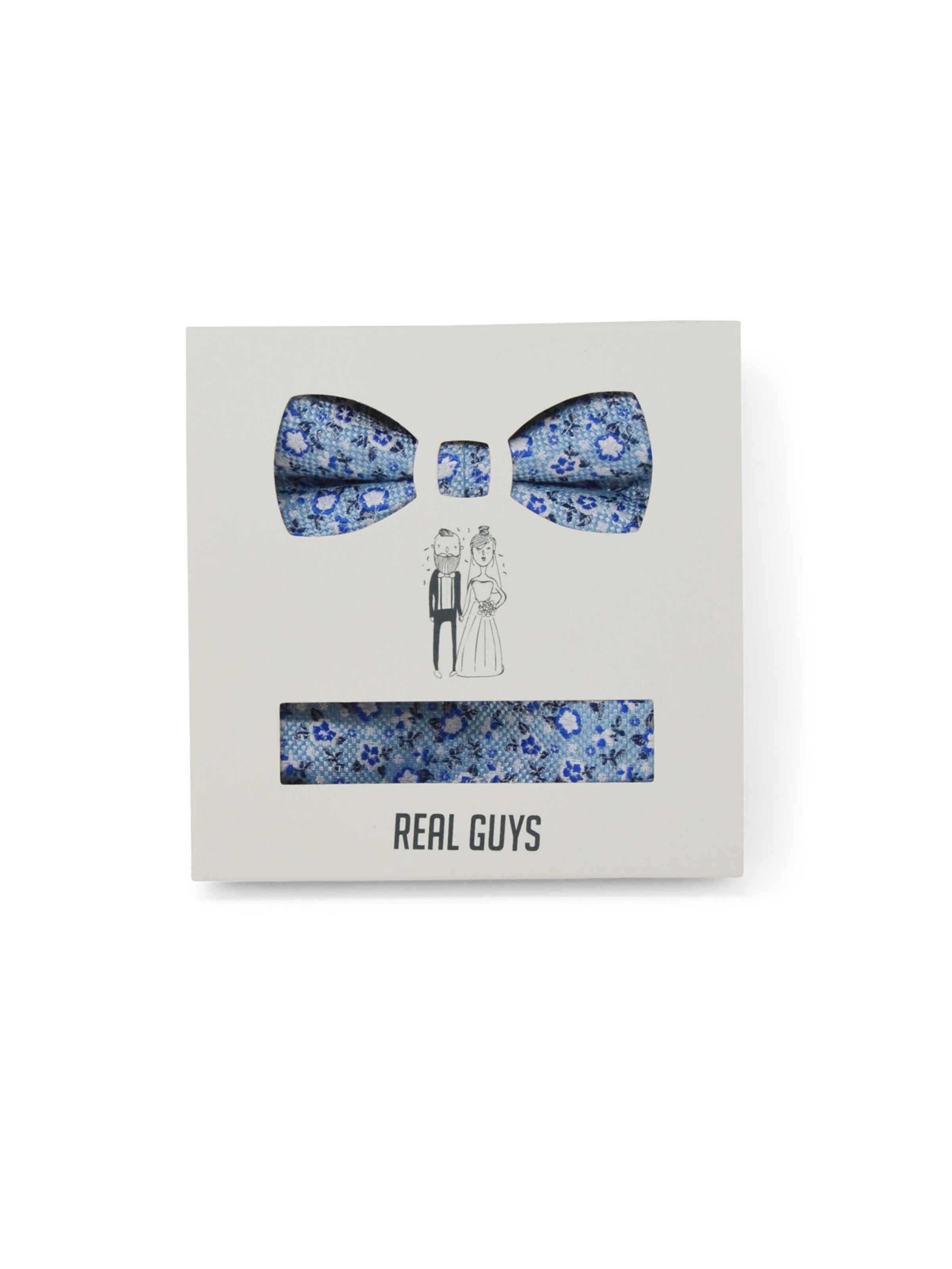 Real Guys Vlinderdasje in Blauw