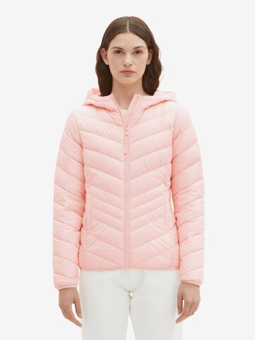 TOM TAILOR DENIM Overgangsjakke i pink: forside