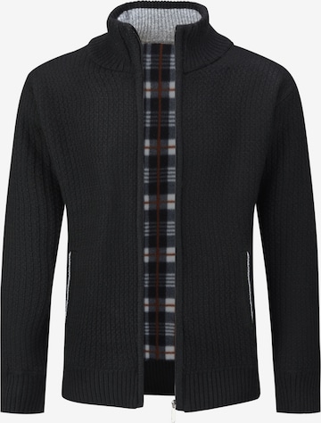 Youthup Strickjacke in Schwarz: Vorderseite