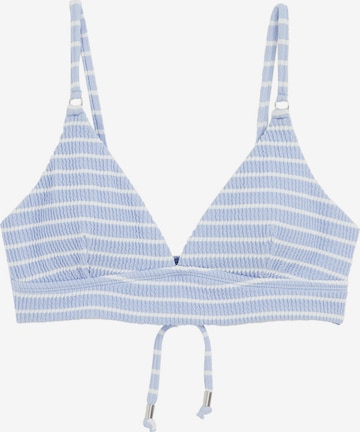 mėlyna WE Fashion Trikampė Bikinio viršutinė dalis: priekis