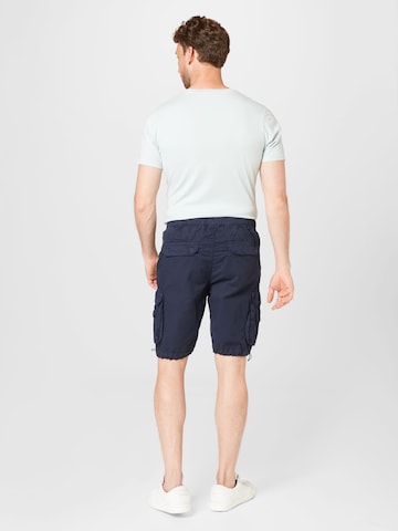 Urban Classics Regular Cargo Pants in Blue